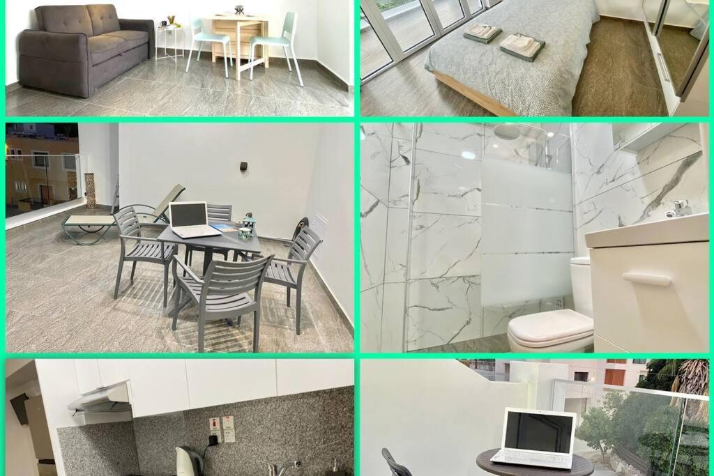 Ferienwohnung Ev Zin - Modern, Cozy, 1 Bed, Pool, 2 Balconies, A105 Paphos Exterior foto